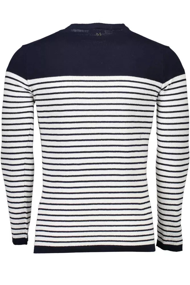 Marciano by Guess Dapper Blue Cotton Blend Sweater