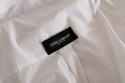 Chemise formelle en coton blanc Dolce &amp; gabbana