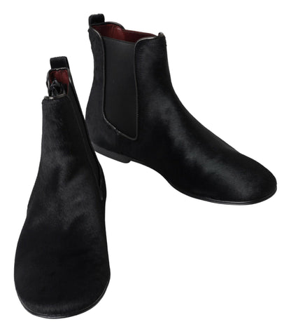 Bottines chelsea en cuir italien Dolce &amp; Gabbana Elite