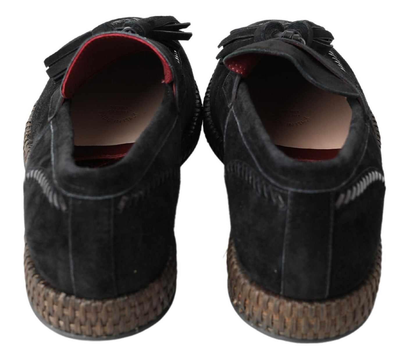 Baskets espadrilles en daim noir Dolce &amp; gabbana