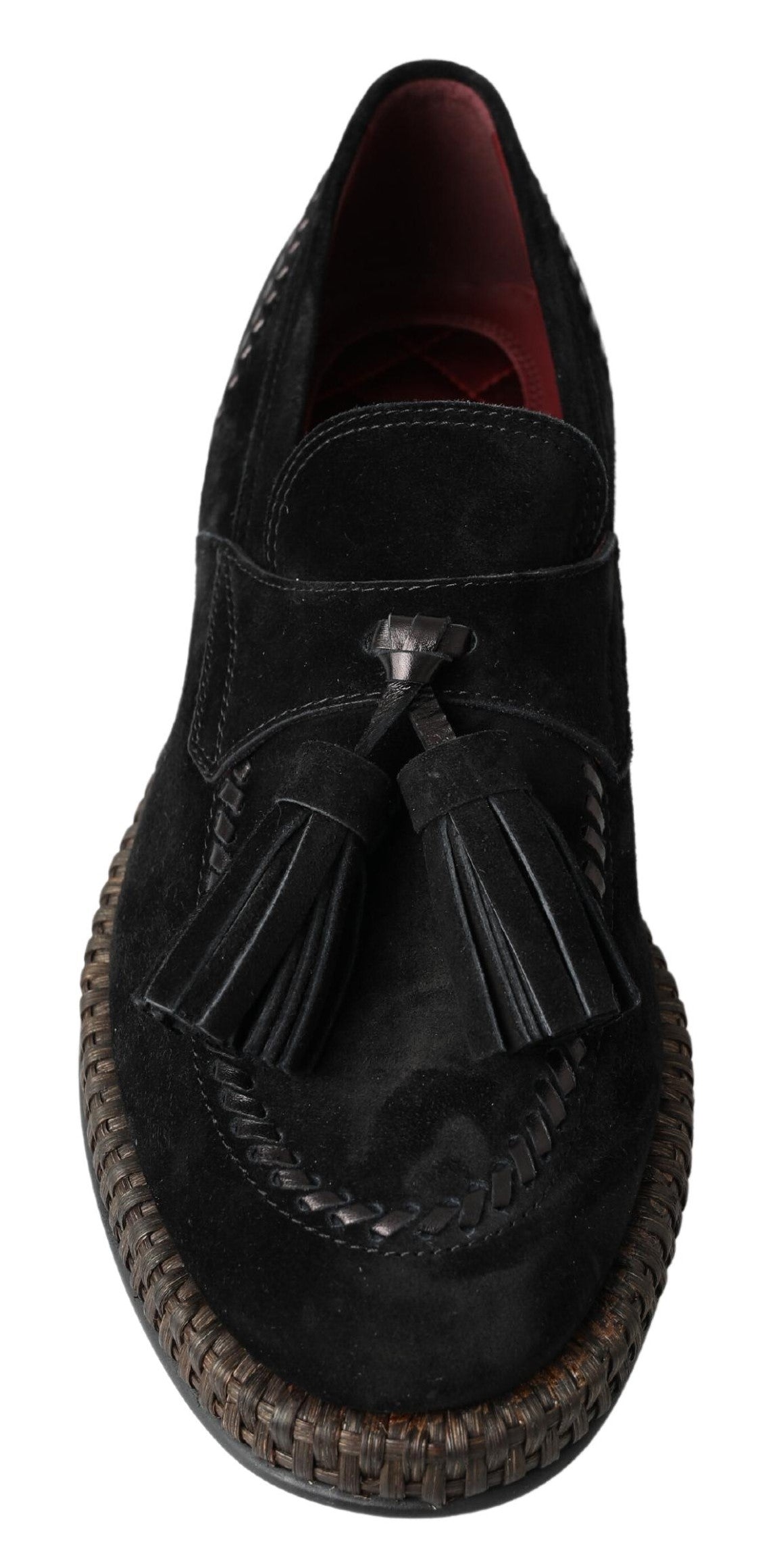 Baskets espadrilles en daim noires Dolce &amp; gabbana