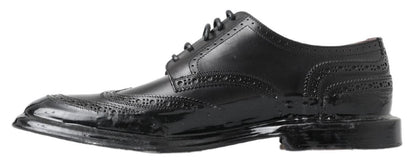 Derbies Dolce &amp; Gabbana en cuir noir