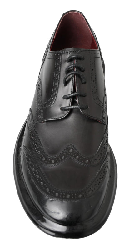 Derbies Dolce &amp; Gabbana en cuir noir