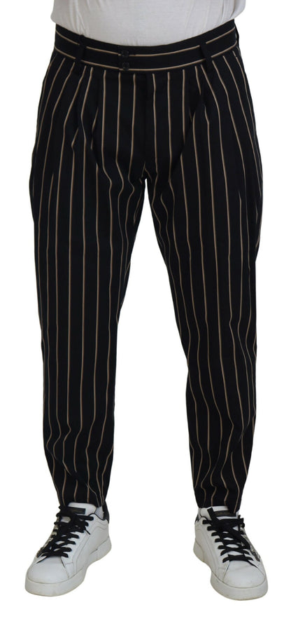 Dolce &amp; gabbana pantalon chino fuselé à rayures