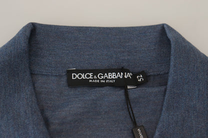 Pull bleu en soie Dolce &amp; Gabbana