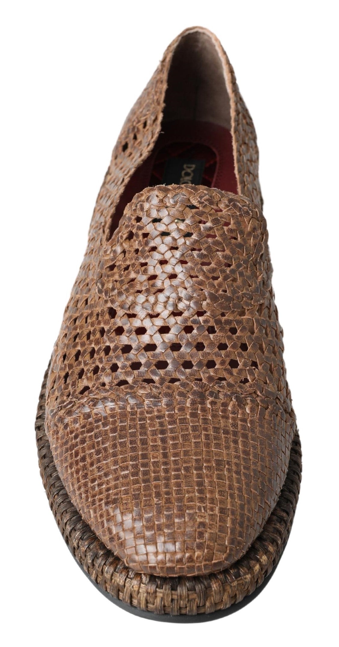 Dolce &amp; Gabbana - Mocassins en cuir - Marron