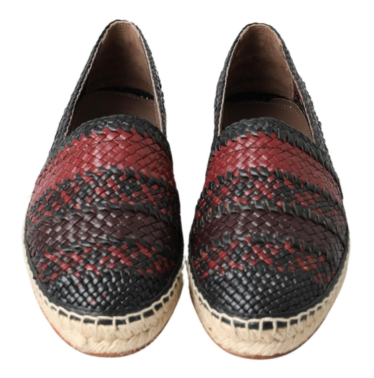 Espadrilles en cuir tressé Dolce &amp; Gabbana