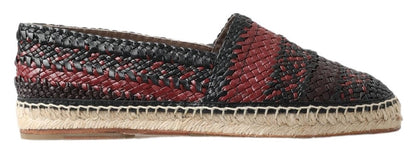 Espadrilles en cuir tressé Dolce &amp; Gabbana