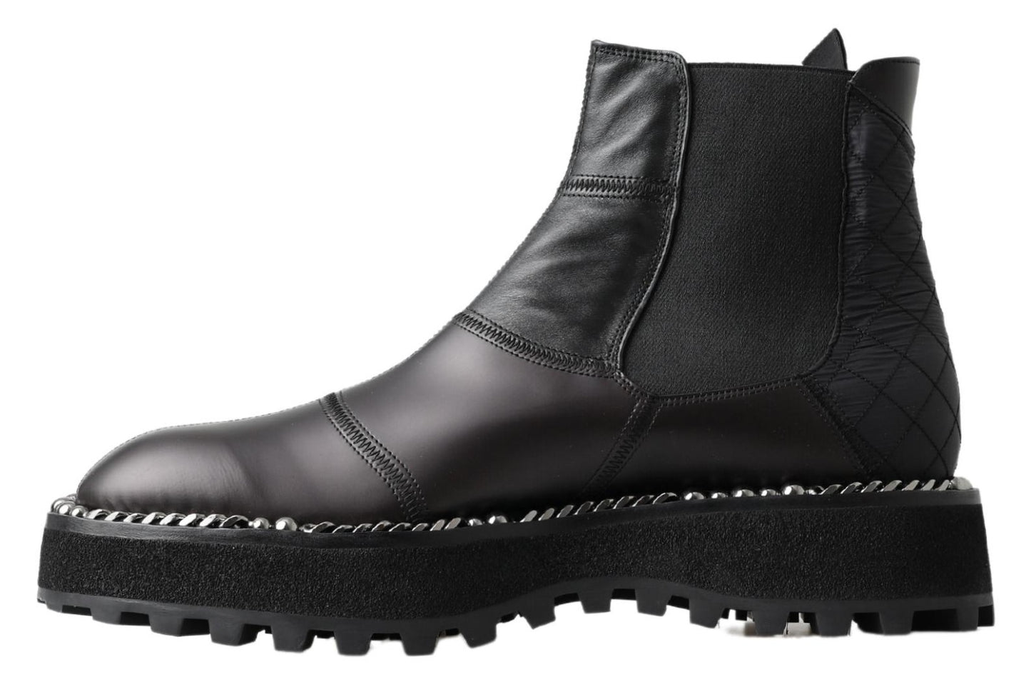 Dolce &amp; Gabbana - Bottines à enfiler extensibles noires à la cheville