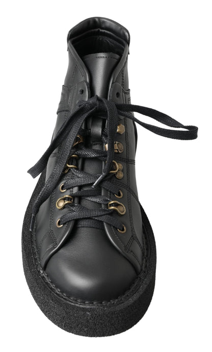 Bottines Dolce &amp; Gabbana avec détail chaîne argentée