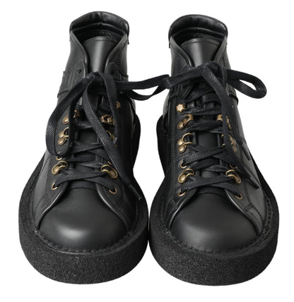 Bottines Dolce &amp; Gabbana avec détail chaîne argentée