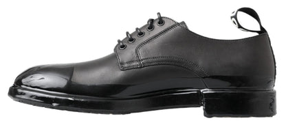 Dolce &amp; Gabbana - Derbys en cuir à lacets - Noir