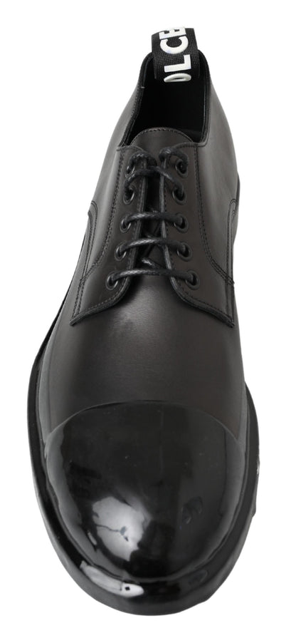 Dolce &amp; Gabbana - Derbys en cuir à lacets - Noir