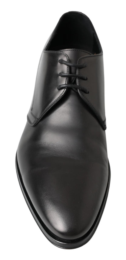 Dolce &amp; Gabbana chaussures derby classiques en cuir noir