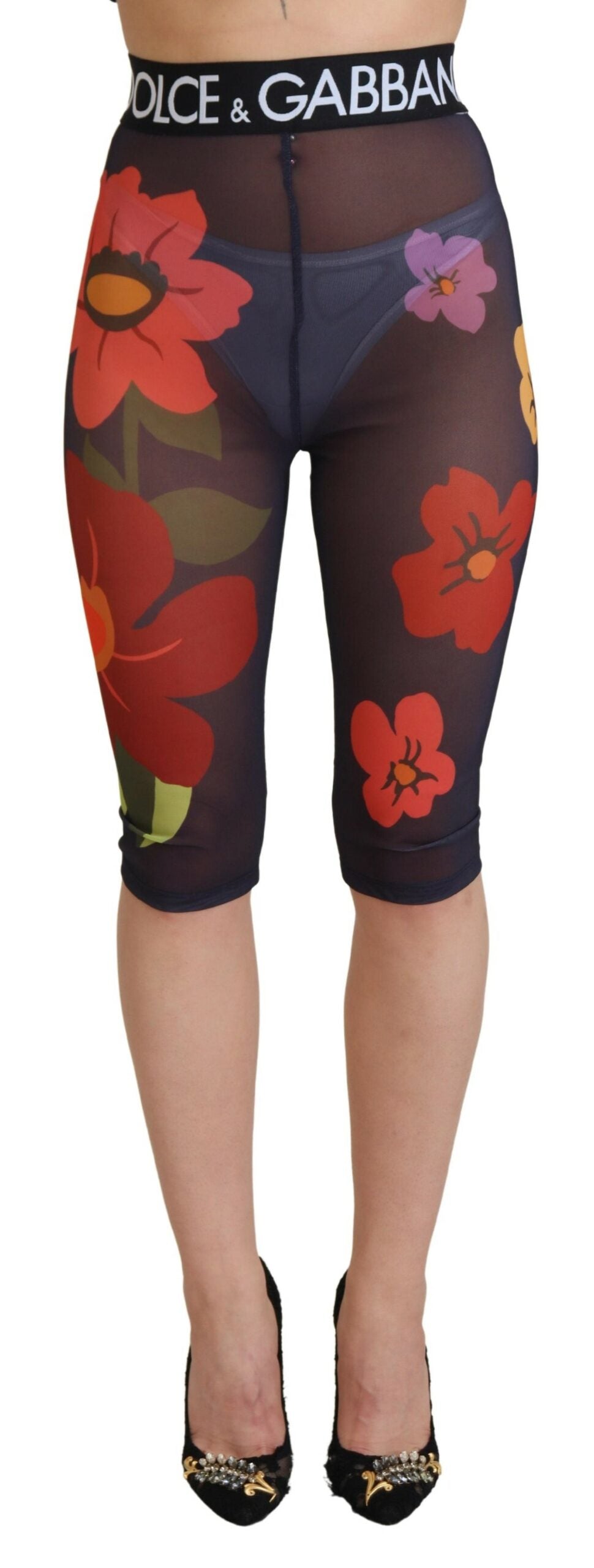 Dolce &amp; gabbana legging taille haute à imprimé floral