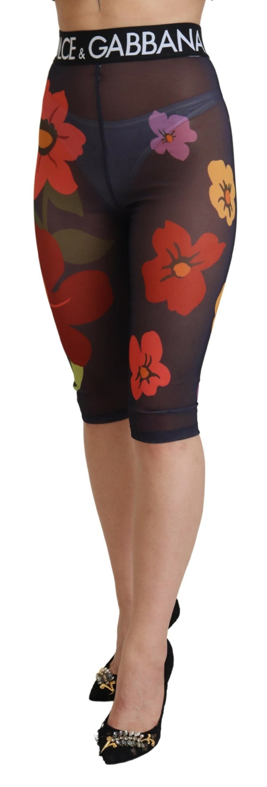 Dolce &amp; gabbana legging taille haute à imprimé floral