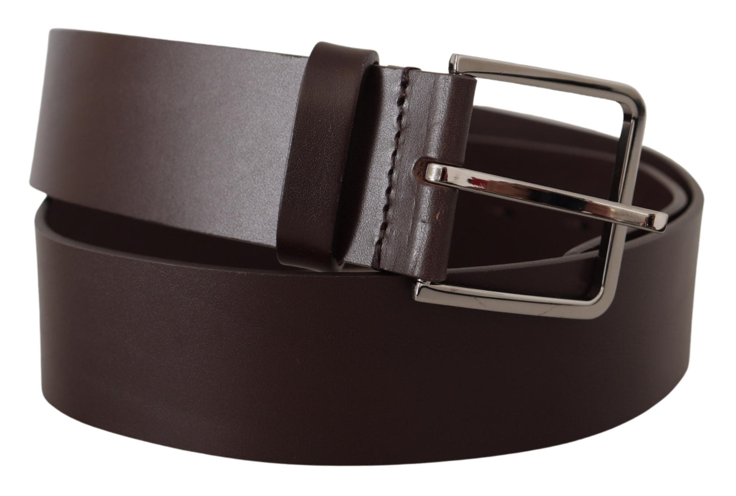 Ceinture en cuir marron foncé Dolce &amp; gabbana