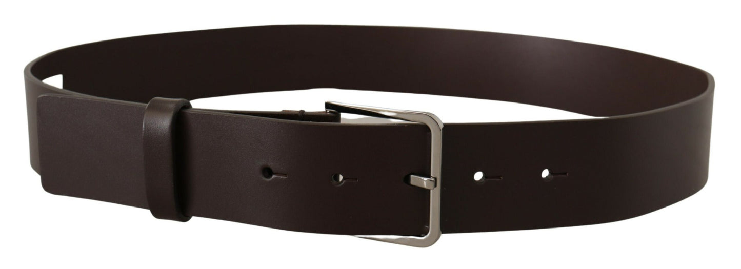 Ceinture en cuir marron foncé Dolce &amp; gabbana