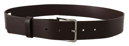 Ceinture en cuir marron foncé Dolce &amp; gabbana