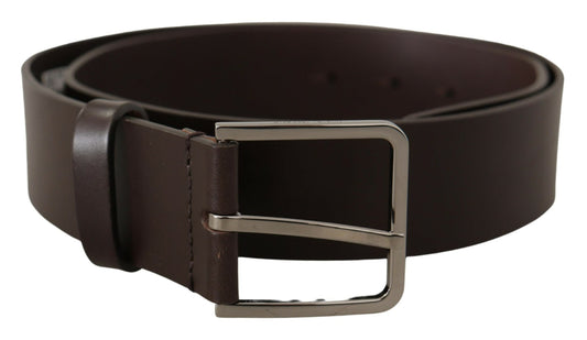 Ceinture en cuir marron foncé Dolce &amp; gabbana