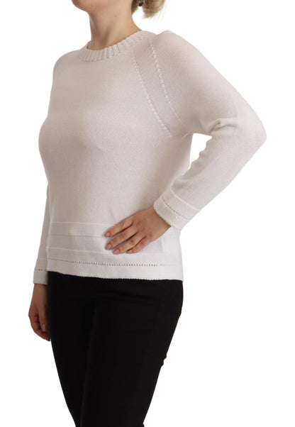 Pull en coton blanc Alpha studio