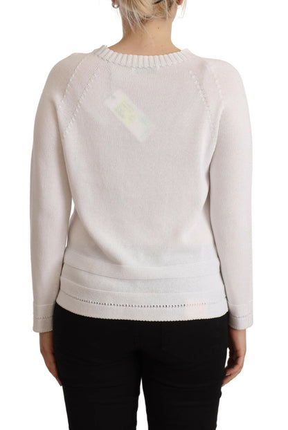 Pull en coton blanc Alpha studio