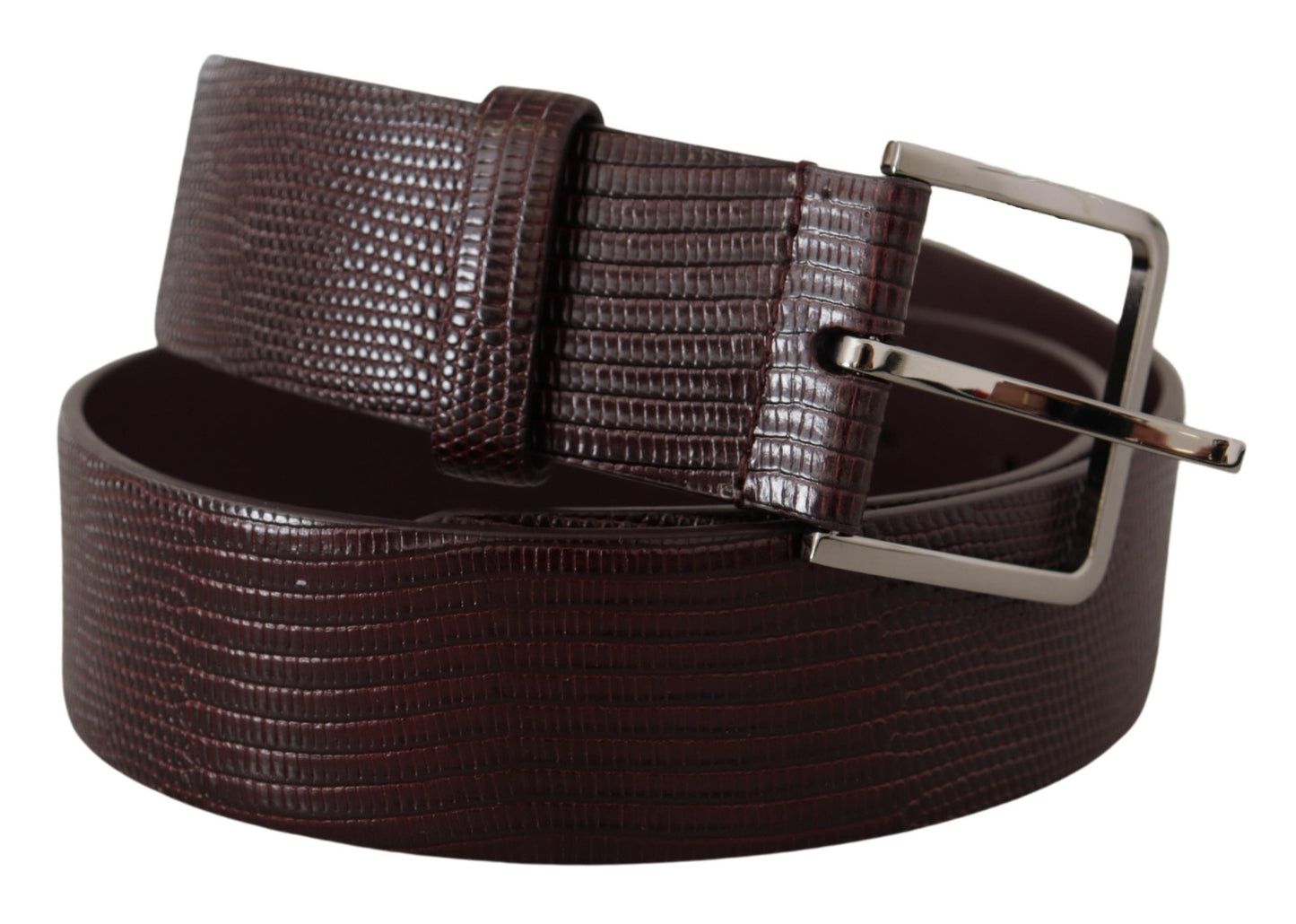 Ceinture en cuir marron foncé Dolce &amp; gabbana