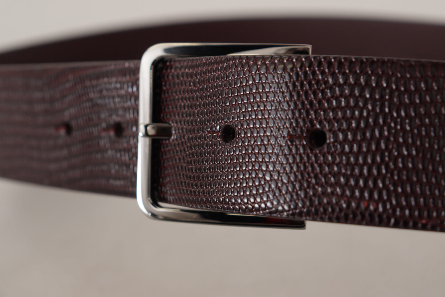 Ceinture en cuir marron foncé Dolce &amp; gabbana