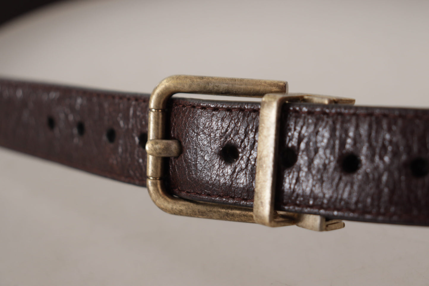 Ceinture en cuir Dolce &amp; gabbana avec boucle gravée