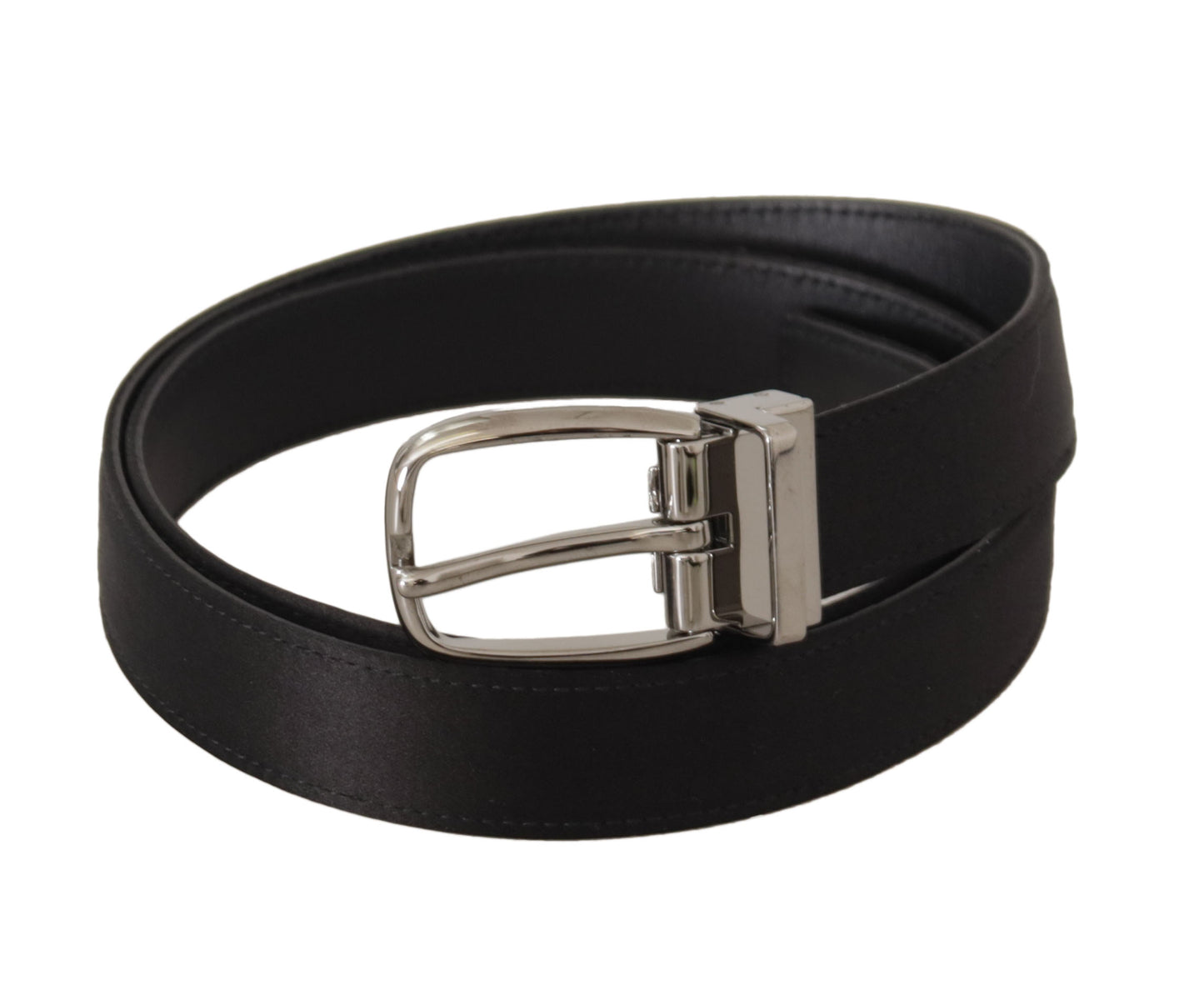 Ceinture en cuir de soie Dolce &amp; gabbana avec boucle logo