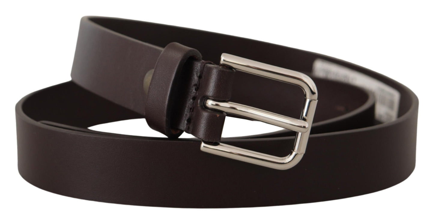 Ceinture en cuir Dolce &amp; gabbana avec boucle logo