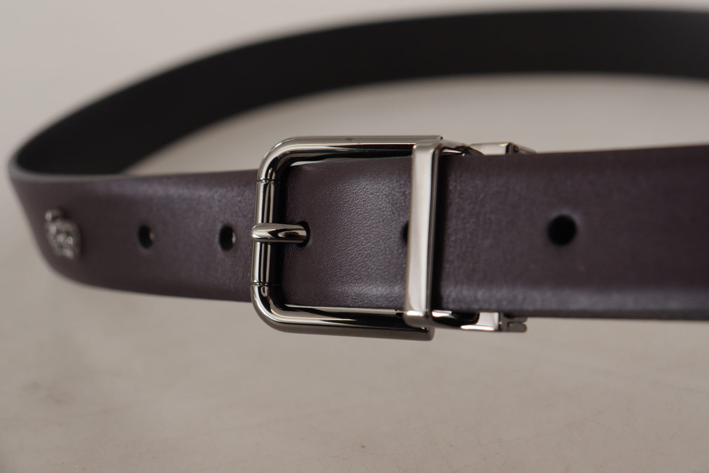 Ceinture en cuir marron foncé Dolce &amp; gabbana