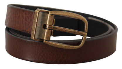 Ceinture en cuir Dolce &amp; gabbana avec boucle en métal