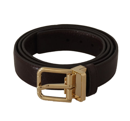 Ceinture en cuir Dolce &amp; gabbana avec boucle en métal