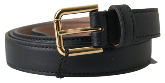 Ceinture en cuir italien Dolce &amp; gabbana avec boucle en métal