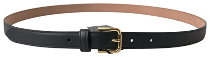 Ceinture en cuir italien Dolce &amp; gabbana avec boucle en métal