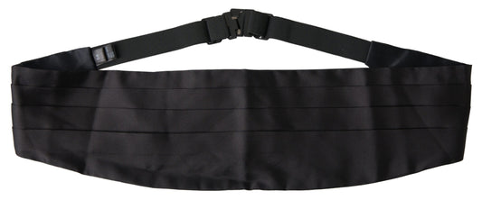 Ceinture de smoking en soie noire Dolce &amp; Gabbana