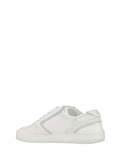 Fendi - Baskets basses en cuir de veau - Blanc