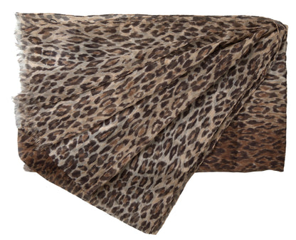 Dolce &amp; Gabbana - Foulard en soie - Marron luxueux