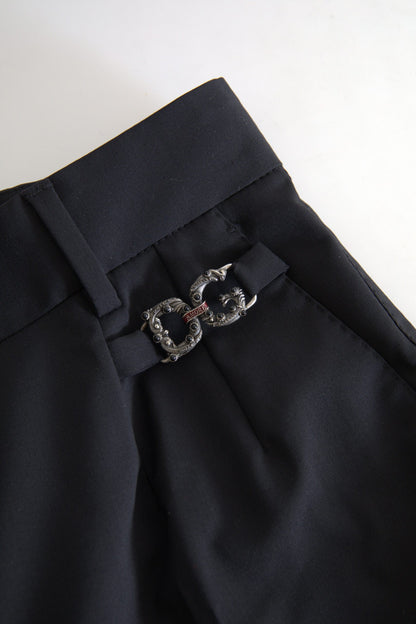 Dolce &amp; gabbana pantalon fuselé taille haute en laine