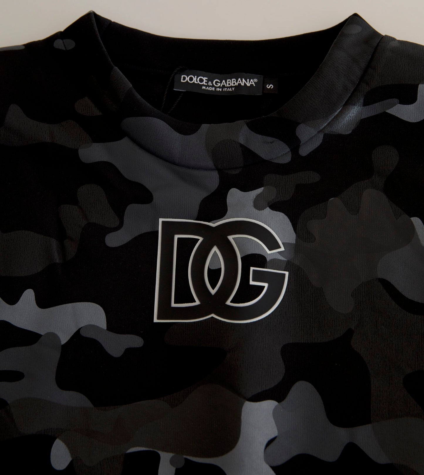 Dolce &amp; Gabbana pull camouflage noir