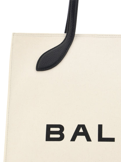 Sac cabas en cuir monochrome Bally