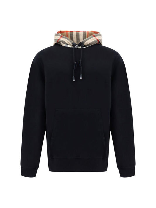 Burberry sweat à capuche oversize noir samuel