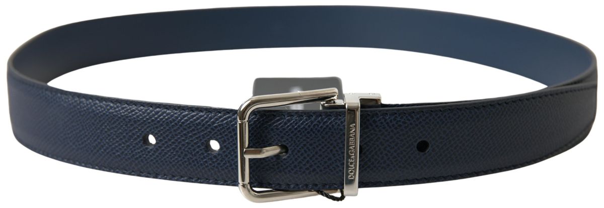 Ceinture en cuir bleu aigue-marine Dolce &amp; gabbana