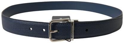 Ceinture en cuir bleu aigue-marine Dolce &amp; gabbana