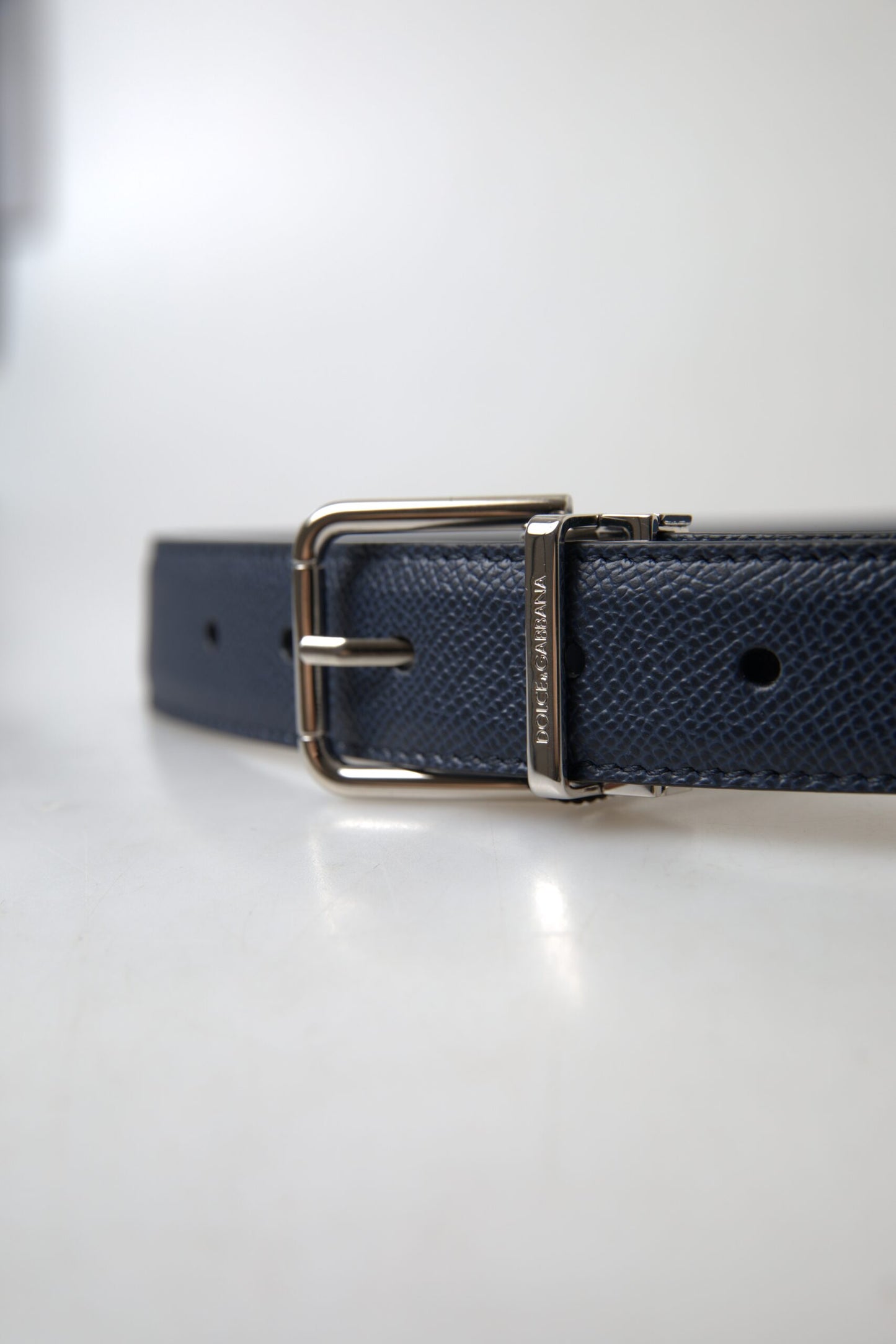 Ceinture en cuir bleu aigue-marine Dolce &amp; gabbana