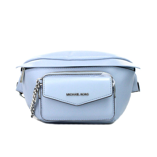 Michael Kors Maisie grand sac banane 2 en 1 bleu pâle pour cartes