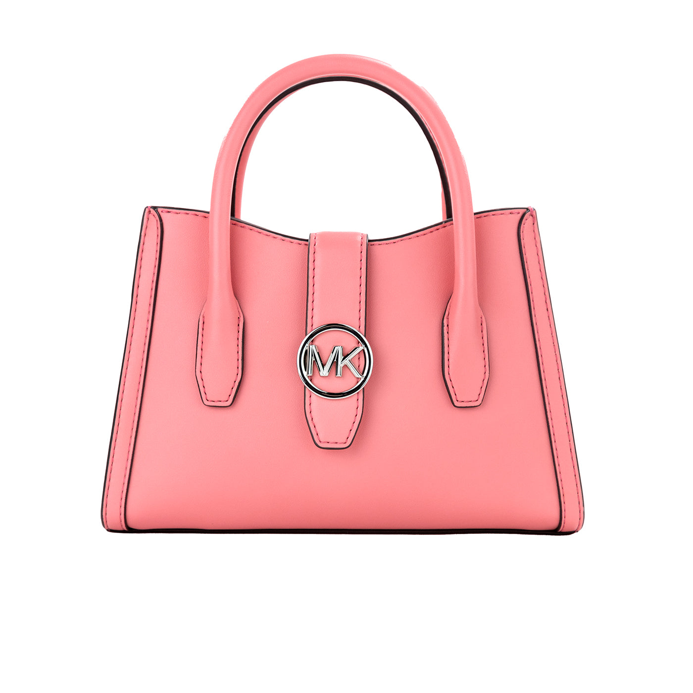 Michael kors gabby petit sac à bandoulière en faux cuir rose thé