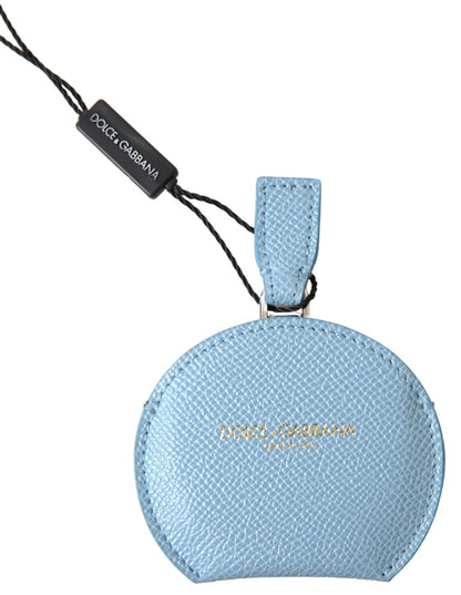 Dolce &amp; Gabbana Porte-miroir en cuir bleu clair