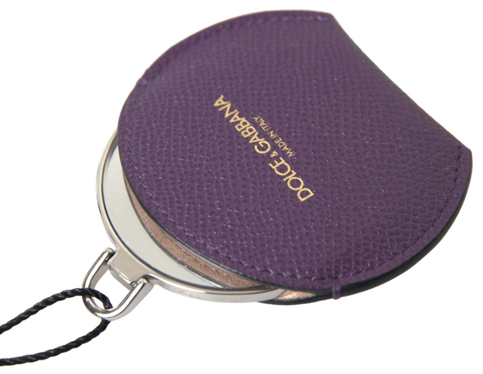 Porte-miroir en cuir violet Dolce &amp; gabbana